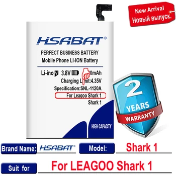 HSABAT Top Brand 0 Ciklo Naujausias 8700mAh Baterija LEAGOO Ryklys 1 per sekimo numerį