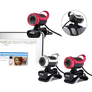 HXSJ HD Pikselių Didelės raiškos Webcamera CMOS Pasukti Kameros, USB Web Kamera Su Mikrofonu Mic for PC Nešiojamas Kompiuteris
