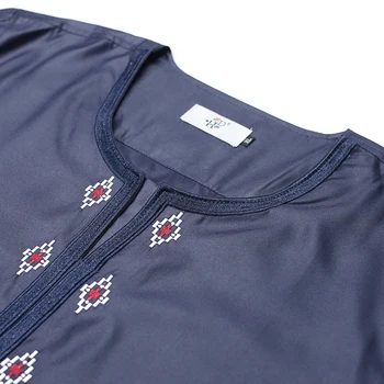 H&D Afrikos Agbada Vyrų Siuvinėjimo heidi bazin Dashiki Drabužius Padengti Marškinėliai, Kelnės 3 Gabalus Mens Kostiumas Formalaus Drabužiui Bubu Rūbeliai PH809
