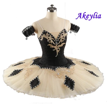 Harlequinade Baleto Kostiumų grils Karveliniai Lėlės Klasikinio Baleto Mdc Kostiumas Juodos Spalvos Arlekinas Tutu Stiliaus Suknelė Moterims