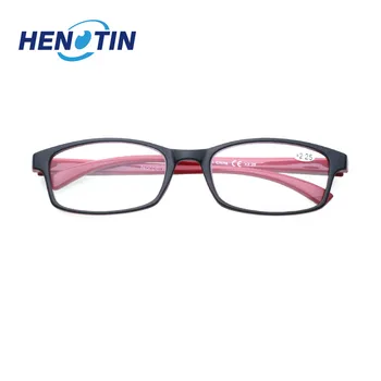 Henotin naujas retro akiniai skaitymui stačiakampio rėmo konstrukcija, vyrų ir moterų laisvalaikio skaitymo akiniai 0.5 6.0