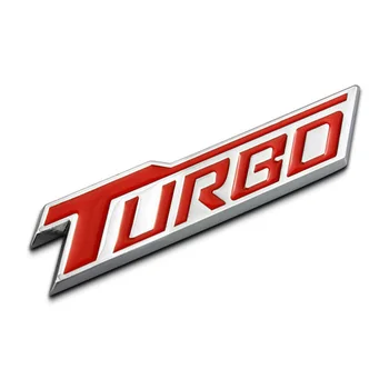 Hečbekas Turbo Superchargeing Raudona Metalo Refitting Automobilių Stilius Logotipas Ženklelis Auto Eksterjero 3D Lipdukas, skirtas Chevrolet Cruze Malibu