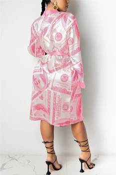 Hirigin Estetinės Megztinis ilgomis Rankovėmis Midi Tvarstis Suknelė Pinigų Pižama Rudenį Drabužiai Moterims 2020 Mados Seksualus Ištaigingas Dėvėti