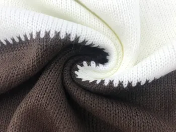Hirigin korėjos Mados Ponios Visą Rankovės Moterų Mezgimo Megztinis Dryžuotas O-Kaklo Megztinis Ir Megztinis Laisvas Megztinis Karšto Pardavimo