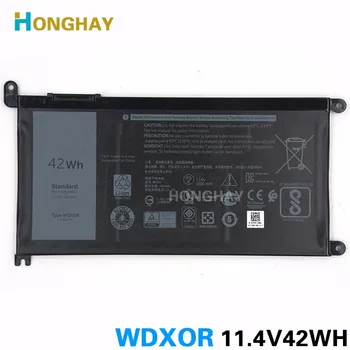 Honghay WDX0R Nešiojamas Baterija 3CRH3 T2JX4 WDXOR 