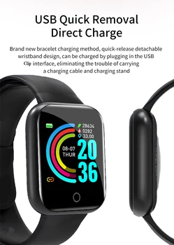 I5 Smart Žiūrėti Sporto Pedometer Širdies ritmas, kraujospūdžio Stebėsenos Vyrų ir Moterų Smartwatch Už 