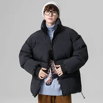 IEFB vyriški drabužiai, šiltas žieminis paltas 2020 nauji didelio dydžio 5XL stovėti apykaklės korėjos tendencija medvilnė paminkštinimas striukė sutraukiamas užtrauktuku