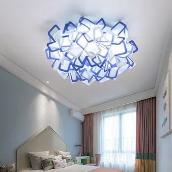 IKVVT Modernus minimalistinio kambarį lubų lempa Šiaurės atmosfera namuose miegamojo lempa šiltas ir romantiškas lubų lempa