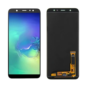 INCELL LCD A6 plius J8 PLIUS J805 Samsung Galaxy A6Plus A6+ 2018 A605F Ekranas Touch Screen Asamblėjos+ ryškumo reguliavimas
