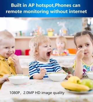 IP Kamera HD 1080P Namų WiFi PTZ Kamera, infraraudonųjų SPINDULIŲ Naktinio Matymo kūdikio stebėjimo Namų Priežiūros Saugumo kameros ip kameros
