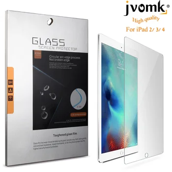 IPad 2 3 4, Aukštos Kokybės 9H Grūdintas 0.18 mm storio Stiklo Screen Protector for iPad2 iPad3 iPad4 Apsaugos Darbuotojas Filmas