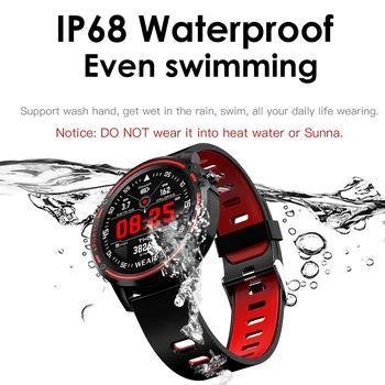 Imosi L8 Smart Watch Vyrų EKG + PPG Kraujo Spaudimą, Širdies ritmą IP68 Vandeniui Fitness Tracker sporto Smartwatch