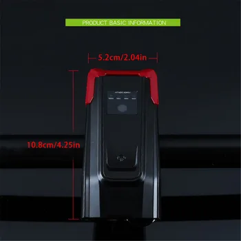 Indukcijos Dviračių Priekinių žibintų USB Įkrovimo Smart priekinis žibintas su Ragų LED Dviračio Žibintas Dviračių Žibintuvėlis Naktį Saugos Šviesos