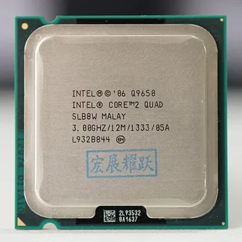 Intel Core2 Quad Procesorius Q9650 (12M Cache, 3.00 GHz, 1333 MHz FSB) SLB8V EO LGA775 CPU Desktop