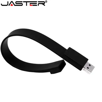 JASTER USB stick, usb 2.0 10 spalva 64GB Įvairių apyrankės USB flash drive, pen drive 4GB 8GB 16GB 32GB atminties usb Stick