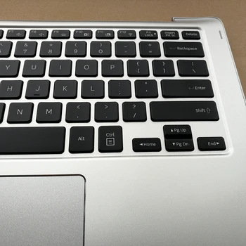 JAV apšvietimu naują nešiojamąjį kompiuterį, klaviatūrą su touchpad 