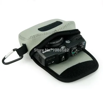 Jadkinsta Neopreno Minkštas Vidinis Fotoaparato Krepšys Canon G11 G12 G10 Kamera Case Cover Dėklas SONY Cyber-shot DSC HX50 HX60 NE-S