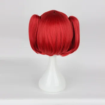 Japonų Anime Love Live Saulės Cosplay Apdangalai, Ruby Kurosawa Cosplay 35-40cm Trumpi Raudoni Plaukai