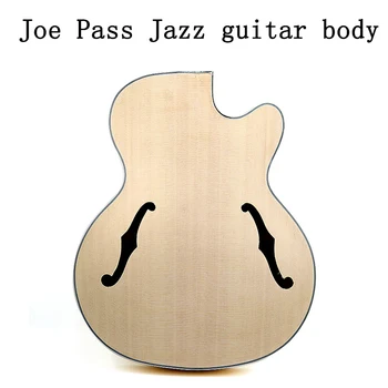 Joe Pass džiazo gitara kūno garso barelį klevo medienos atgal eglė skydo sudėtinių įtvaras
