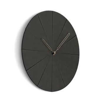 Juoda Medienos Sieninis Laikrodis Paprasta Šiuolaikinės Šiaurės Šalių Minimalistinio Silent Laikrodžiai Meno Europos Trumpa Medinių Sienų Žiūrėti Namų Dekoro