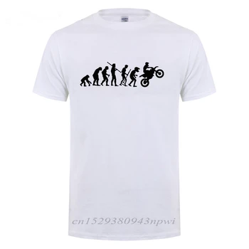 Juokingi Gimtadienio Dovana Vyrams Tėtis Tėvu, Vyru, Vaikinu, Vaikinai Motociklo Šimpanzės Evoliucijos Žmogaus Jojimo Motociklų T-Shirt Marškinėliai