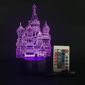 Jutiklinis Nuotolinio Valdymo 3D Šviesos pagrindas Šviesos Naktį, Šviesos, Spalvų Gradientas Rungtynių Pakeitimo Stalo Lempa Bazės zk20