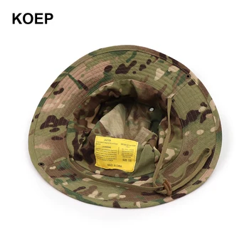 KOEP Nepalo Boonie Skrybėlės Taktinis Airsoft Snaiperis Kamufliažas Medžio Kibiro Kepurę Priedai Karinės Amerikos Armijos karių, Dangtelis