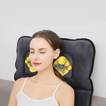 Kaklo massager multi-funkcinis šildymas kūno masažas pagalvėlę kaklo, nugaros, juosmens, vibracijos, elektros masažo čiužinys elektros įstaiga massag