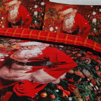 Kalėdų Santa Pristato Grįžtamasis Antklodė Antklode Padengti Vieną Dvigubo Karalius