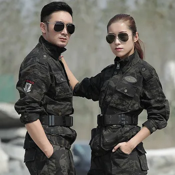 Karinę Uniformą Taktinis Maskuojančiais Drabužiais Žiemos Medvilnės Šiltas Kostiumas Vyrams Black Hawk JAV Armijos Uniformas, Medžioklės Drabužių Moterų