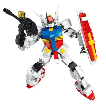 Karšto super robotas karo zeta gundam seed destiny Strike Dievas rx-78 EXIA Barbatos building block modelis Amuro Char pav plytų žaislai
