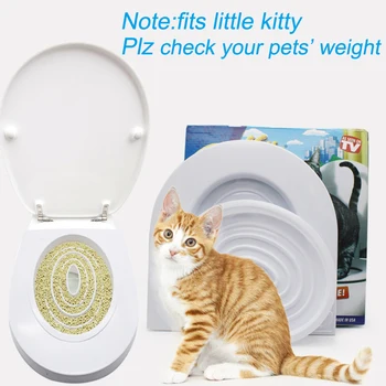 Katės Tualeto Mokymo Komplektas Kraiko Dėžutė Mažylis Kačių Kraikas Mat Katės Tualeto Treneris Pet Valymo Mokymo Produktai