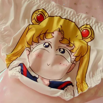 Kawaii moteriški Apatiniai, Kelnaitės.mielas Animacinių filmų Sailor Moon Ponios, Mergaitės Cute Lolita Trumpikės Trikampis Kelnės Kelnaitės