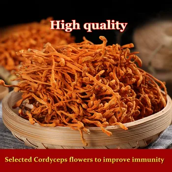 Kinijos Premium Cordyceps Gėlės Ekologiškų Aukštos Kokybės Grynas Cordycep Sinensis gerinti imunitetą anti-aging, anti-oksidacijos