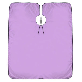 Kirpyklų peignoir, spalva violetinė Suknelė kirpykla