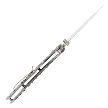 Kizer medžioklės peilis taktinis sulankstomas peilis patogus titano rankena peilis edc rankinių įrankių V3 KI401B1