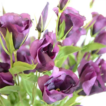 Kokybės Padirbtų Dirbtinės Gėlės Platycodon Šilko Gėlių 