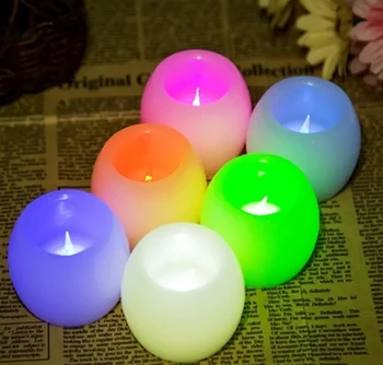 Kūrybos Apvalus LED Žvakė, Lempa, Aukštos Kokybės Mini Elektroninių Žvakės Šviesos Valentino Diena Amor Dovana Nemokamas Pristatymas
