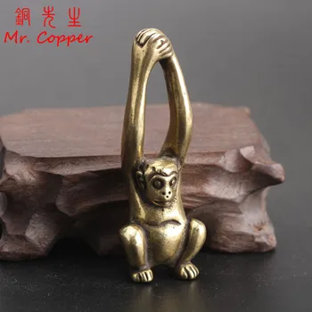 Kūrybos Vario Kinų 12 Zodiako Gyvūnų Beždžionė Statula, Stalo Dekoracijas Gibbon Figūrėlės Automobilių Keychains Pakabučiai už Karoliai