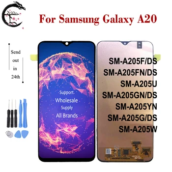 LCD SAMSUNG Galaxy A80 A70 A50 A60 A40 A30 A20 A10 2019 Ekranas + Rėmas A10s A20s A30s LCD Ekranas Touch 