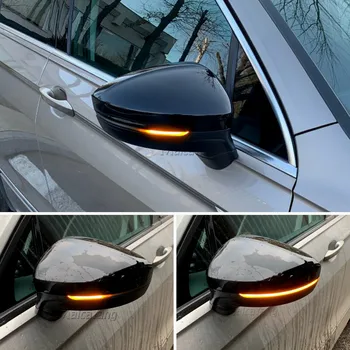 LED Dinaminis Posūkio Signalo Lemputė Automobilio Pusėje Eilės Indikatorių Indikatorius Volkswagen VW Tiguan MK2 II R 5N 2017 m. 2018 m. 2019 m.