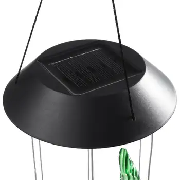 LED Saulės Hummingbird Bell Sieniniai šviestuvai Vandeniui Lauko Kabinti Aiškiai Spalvinga Šviesos, Vėjo Varpeliais, Lempos Gamtos Dekoras