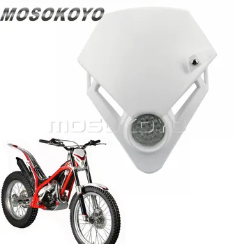 LED Trial Motociklo Enduro Motokroso priekinis žibintas Versija Dujų Dujų TXT Pro EB 280 125 250 300 Balti Žibintai
