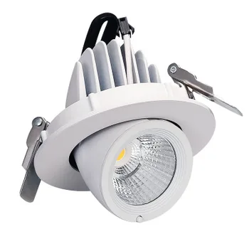 LED kamieno šviesos COB LED gimbal lemputė 10W 15W 30W Šiltai Balta Šalta Balta COB LED gimble lempos pasukti led downlight Kolonėlė