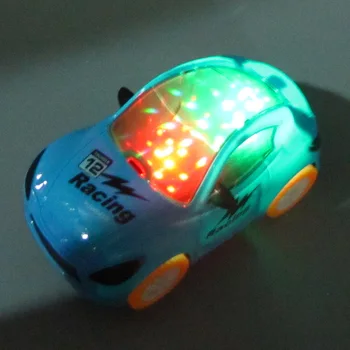 LED Šviesos Muzika Lenktynių Automobilių Universalus Elektros Flash 3D Vaikams, Žaislai, Sporto Puiki Gimtadienio Dovanos