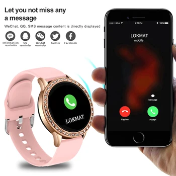 LIGE 2020 Naujas Smart Watch Moterų Širdies ritmas, Kraujo Spaudimas Daugiafunkcį Režimas Judesio Fitness Tracker Mados Ponios Smartwatch