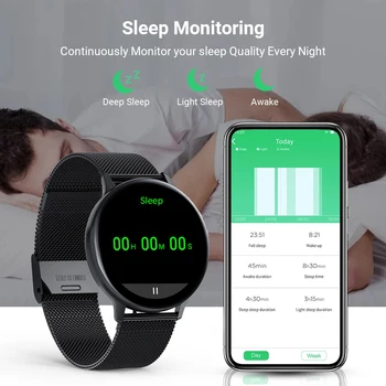 LIGE 2020 Naujas Vyrų Smart watch Moteris Visiškai Jutiklinis Ekranas Vyrų Smart Žiūrėti Vandeniui sporto smartwatch už Xiaomi 