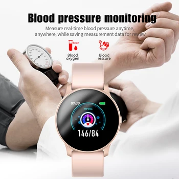 LIGE Mada Sporto Smart Watch Vyrų, Moterų Fitneso tracker žmogaus Širdies ritmo monitorius Kraujo spaudimo funkcija smartwatch 