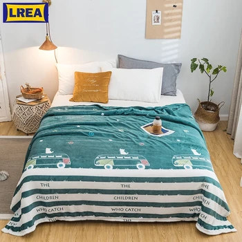 LREA šiltu vilnos lovatiesė antklodė padengti medvilnės autobusų lova žiemos papuošalai namuose šilta, minkšta antklodės sofa