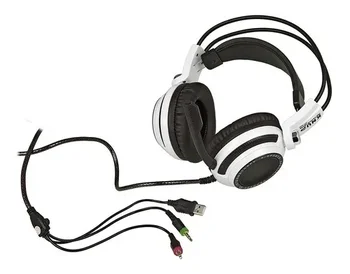 Laidinė Laisvų Rankų Įranga 7.1 Surround Sound Gaming Ausinių Over-Ear Ausinės Su Vibracija Mikrofonas Led Lemputė Kompiuteris Pc Ps4 Xbox